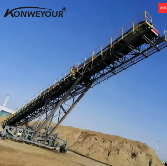 Transportador subterráneo telescópico axustable